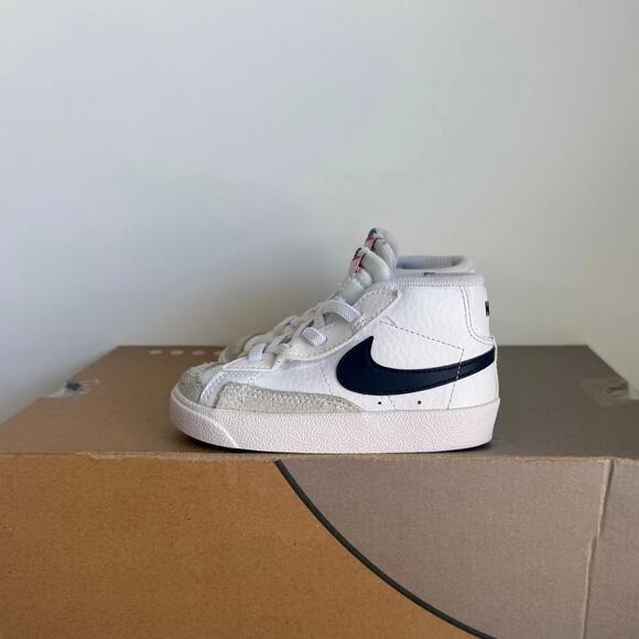 Nike Blazer Mid ‘77 White/Black Toddler Sneakers- SZ 7 C - Picture 4 of 11